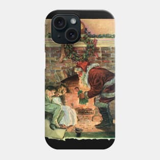 Vintage Santa Claus on Christmas Eve Phone Case