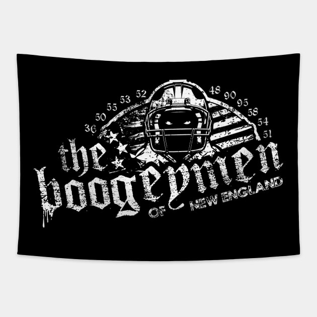 Patriots Boogeymen Defense Tapestry by WarbucksDesign