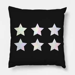 Iridescent star pattern Pillow