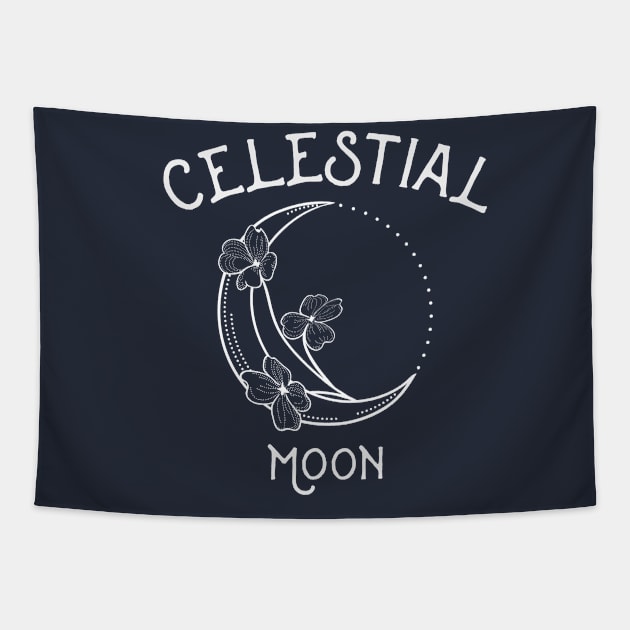 Celestial Moon Tapestry by natural-20s