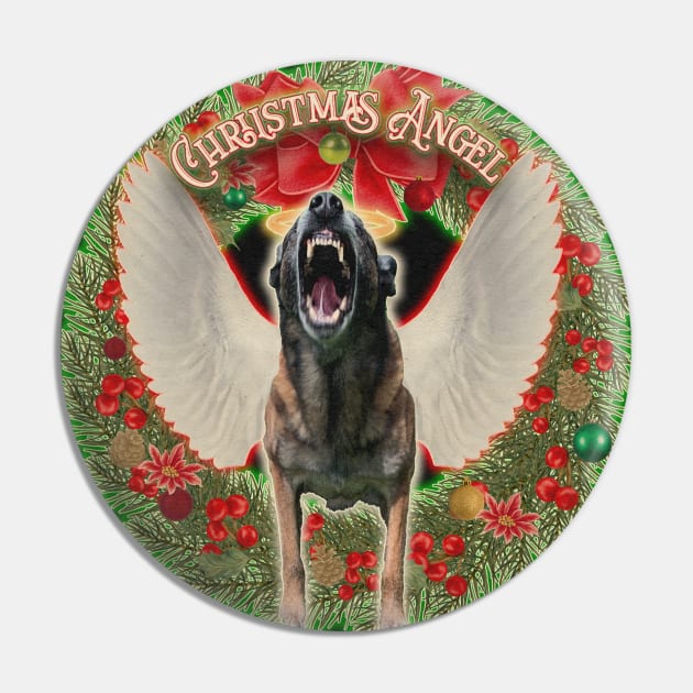 Maligator The Christmas Angel Pin by ArtsofAll