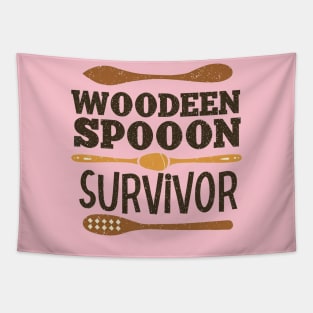 wooden spoon survivor Tapestry