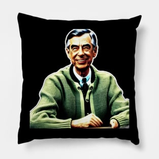 Mr. Rogers Neighborhood Pillow