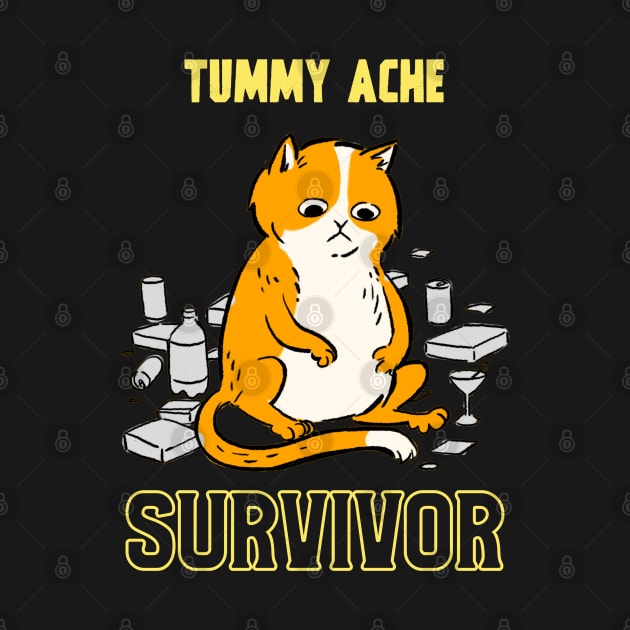 Tummy Ache Survivor Cat by HyperactiveGhost