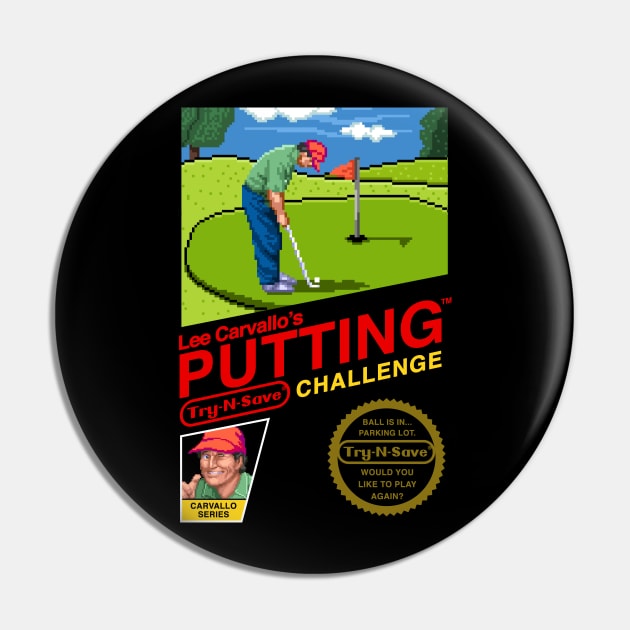 Lee Carvallo's Putting Challenge Pin by CoDDesigns