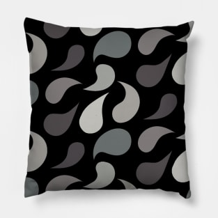 water droplets seamless pattern Pillow