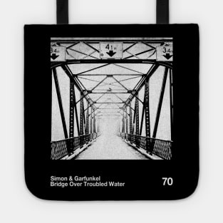 Simon & Garfunkel - Bridge Over Troubled Water / Minimalist Pantone Graphic Tote