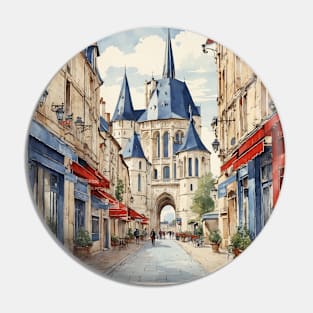 Beauvais France Vintage Travel Poster Tourism Pin