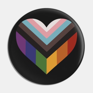 LGBTQIA+ Heart & Queer Love Pin