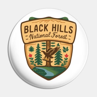 Majestic Black Hills National Forest Pin