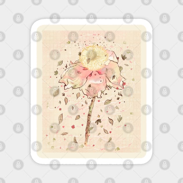 Aesthetic flower of baobab Magnet by Mimie20