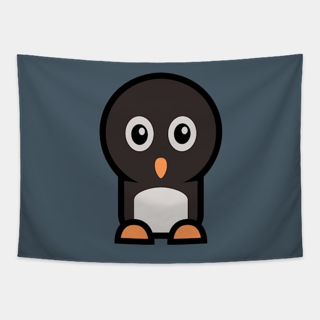 Baby Penguin Tapestry by mrninja13