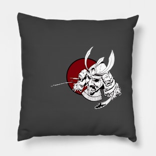 Japanese Samurai Mask Pillow