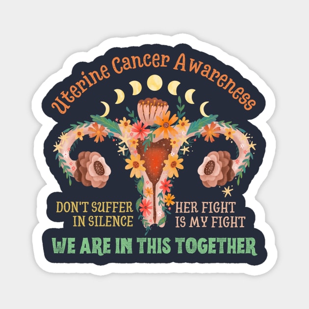 Uterine Cancer Awareness Magnet by soulfulprintss8