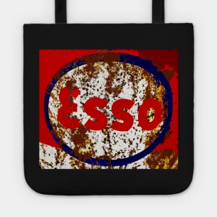 ESSO EXXON VINTAGE GRAPHIC ADVERTISEMENT AD SIGN Tote