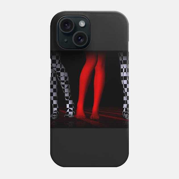 legs in black-white and red Phone Case by issabild