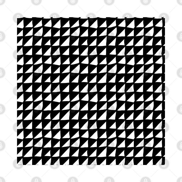 Monochrome Triangles Pattern by Patternos