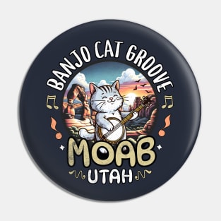 MOAB Utah Arches with Banjo Cat Groove Pin