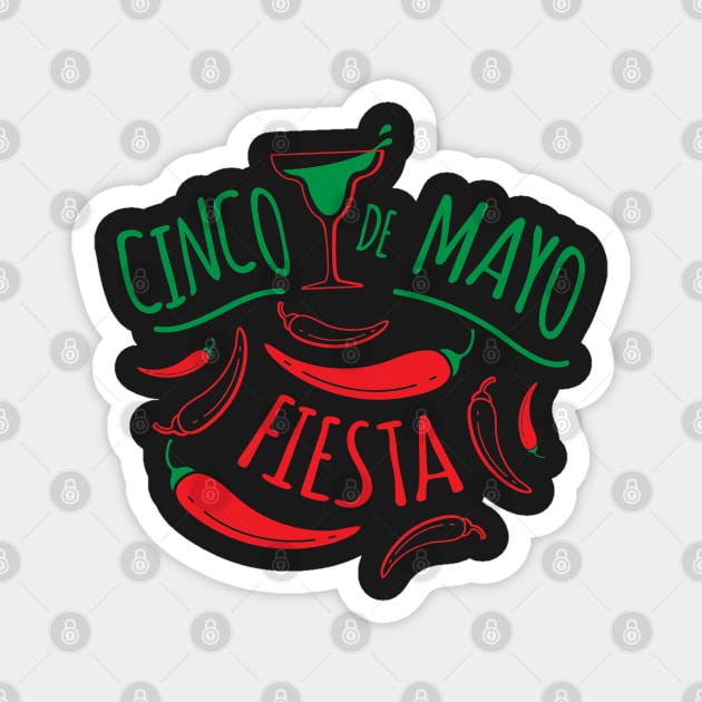 Cinco De Mayo Magnet by Raja2021