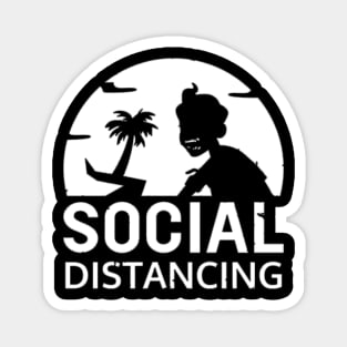 Bigfoot Social Distancing World Champion T-Shirt Magnet