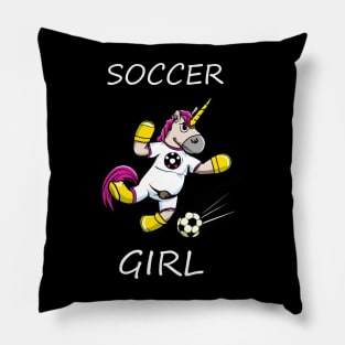 Soccer Girl Quote Pillow