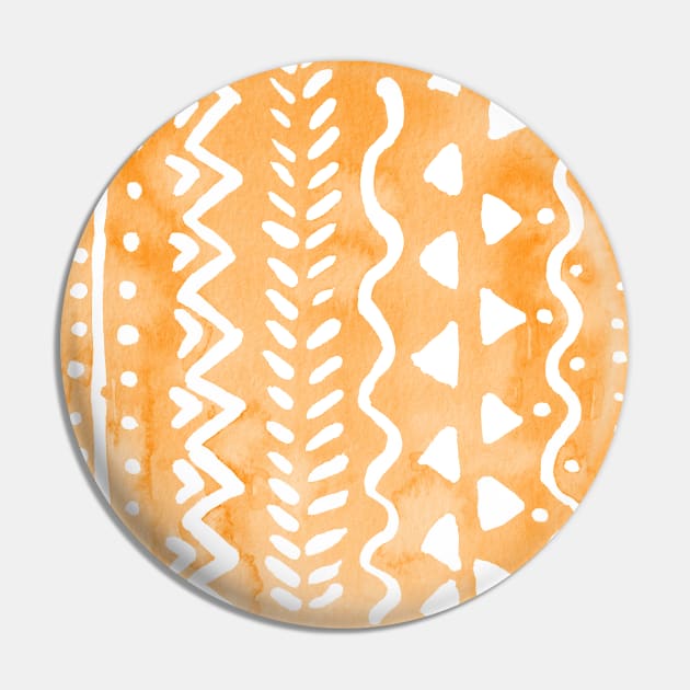 Loose boho chic pattern - orange Pin by wackapacka