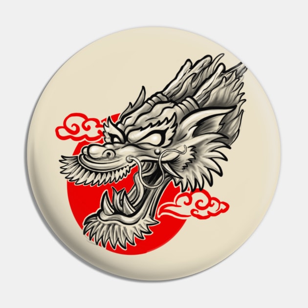 Chinese Dragon Tattoo Art Pin by Thrush