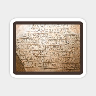 Egyptian Hieroglyphs Magnet