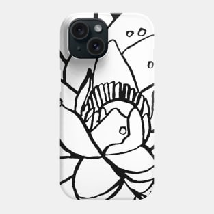 Water Lilly White Phone Case