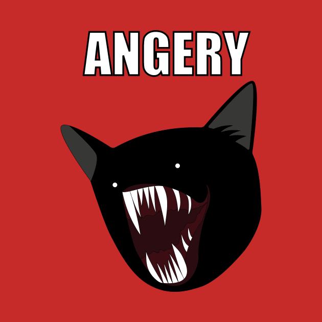 Angery Demon Cat Meme by Sashen