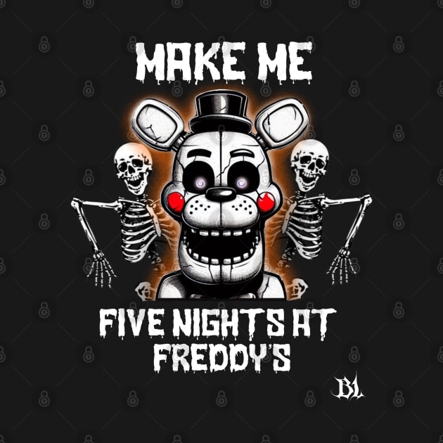 five nights at freddys shirt (freddy fazbear) by blacklye