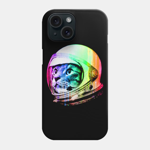 Astronaut Space Cat Phone Case by robotface