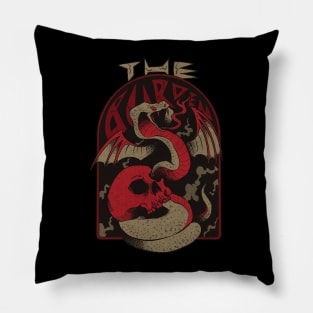 Hell Creatures: Snake and Skull Pillow