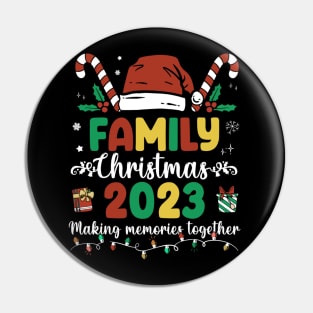 Family Christmas 2023 Matching Squad Santa Elf Pin