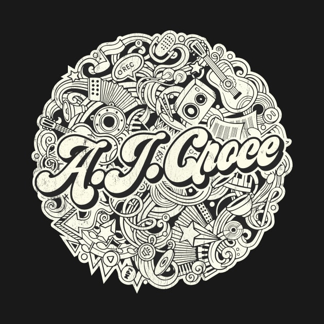 Vintage Circle - A. J. Croce by Warred Studio