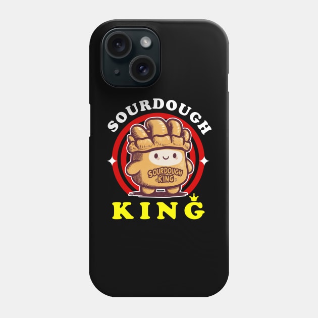 sourdough king Phone Case by Qrstore