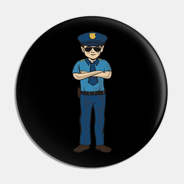 Police officer gift Pin by Jackys Design Room