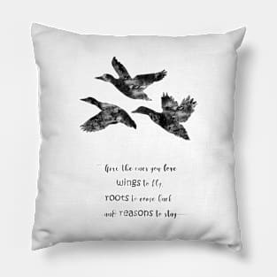 Flying ducks Pillow