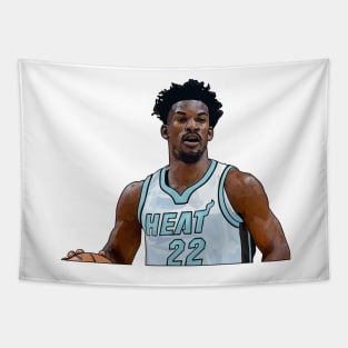 Jimmy Butler | Miami Heat Christmas Jersey Concept Tapestry