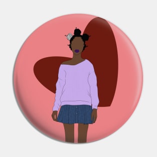 I will always choose you | Black Art // Coins and Connections Pin