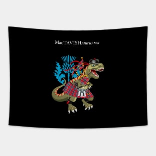 Clanosaurus Rex MacTAVISHsaurus rex Plaid MacTavish Scotland Ireland Family Tartan Tapestry