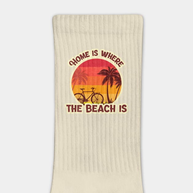 Home is where the beach is Summertime Ocean Beach Design by Joaddo