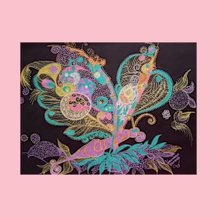 Butterfly Fantasy Illustration T-Shirt