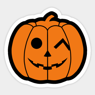 The Rock Eyebrow meme pumpkin face Sticker for Sale by Mini Mab