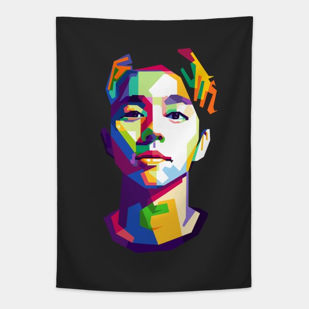 GONG YOO Tapestry by WPAP 