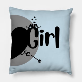 valentine's Girl Pillow