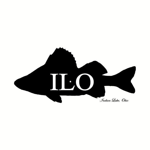 Indian Lake Ohio Fish Design by gard0399