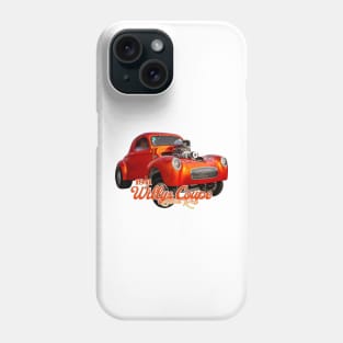 1941 Willys Coupe Street Rod Phone Case