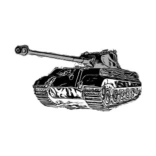 Tiger II German Heavy Tank WW2 Panzer Armored T-Shirt