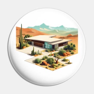 Desert Oasis: Mid-Century Vibes Pin